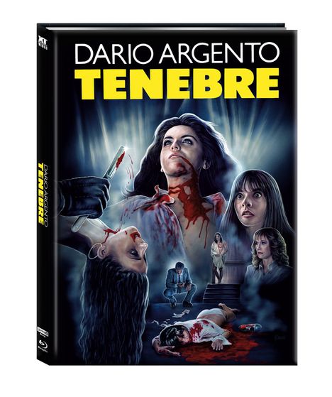 Tenebre (Ultra HD Blu-ray & Blu-ray im Mediabook), 1 Ultra HD Blu-ray, 1 Blu-ray Disc und 1 DVD