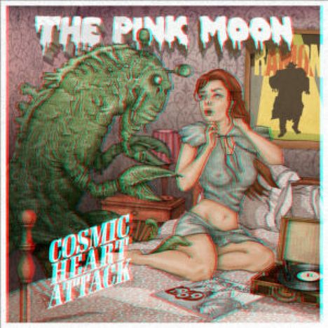 The Pink Moon: Cosmic Heart Attack (Limited Edition) (180g colored Vinyl), 1 LP und 1 CD