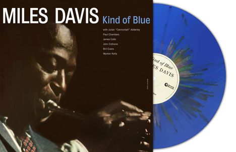 Miles Davis (1926-1991): Kind Of Blue (180g) (Blue Multicolored Splatter Vinyl), LP