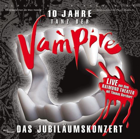 Musical: Tanz der Vampire: 10 Jahre (Das Jubiläumskonzert Live 2007), CD