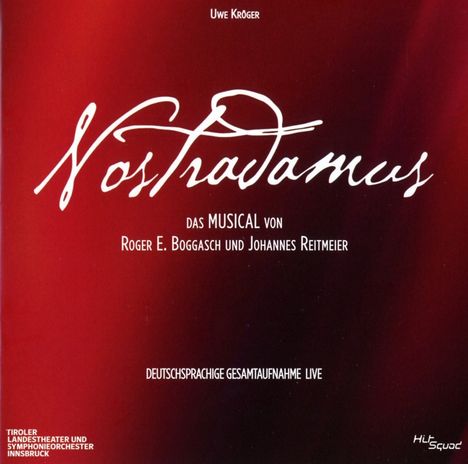 Nostradamus (Deutschsprachige Gesamtaufnahme Live), 2 CDs