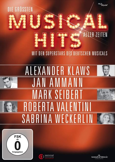 Musical: Die größten Musicalhits aller Zeiten, DVD