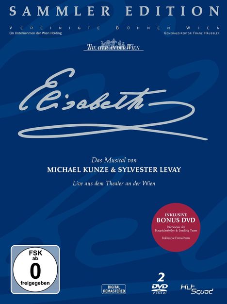 Elisabeth (Original Cast Wien 2005) (Sammler Edition), 2 DVDs