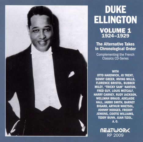 Duke Ellington (1899-1974): Volume 1 - 1924-1929, CD
