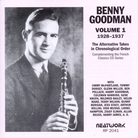 Benny Goodman (1909-1986): 1928 - 1937 Vol. 1 Alternate Takes, CD