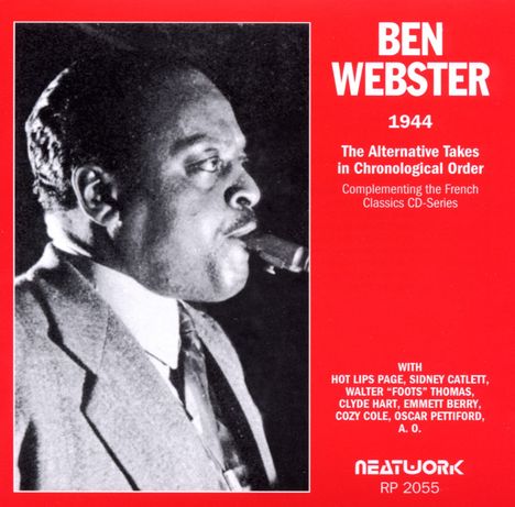 Ben Webster (1909-1973): 1944 - Alternative Takes, CD