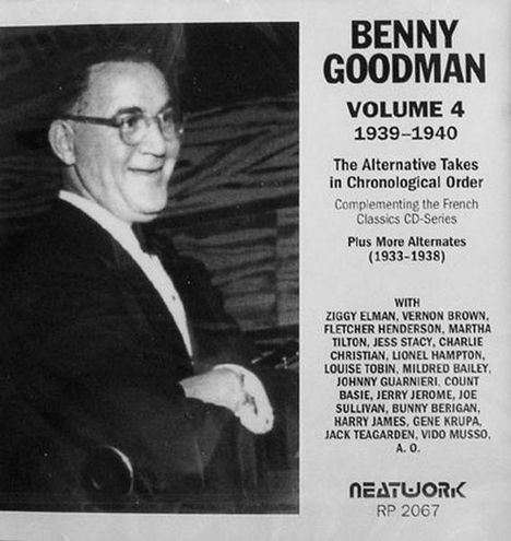 Benny Goodman (1909-1986): Vol. 4-(1939-40)-Altern, CD