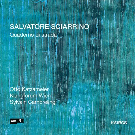 Salvatore Sciarrino (geb. 1947): Lieder für Bariton &amp; Ensemble, CD