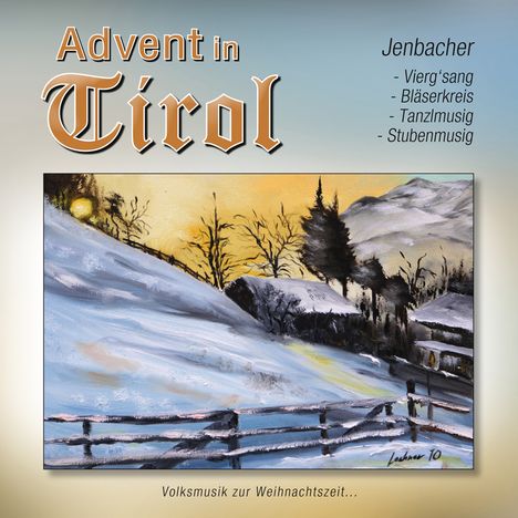 Advent in Tirol, CD