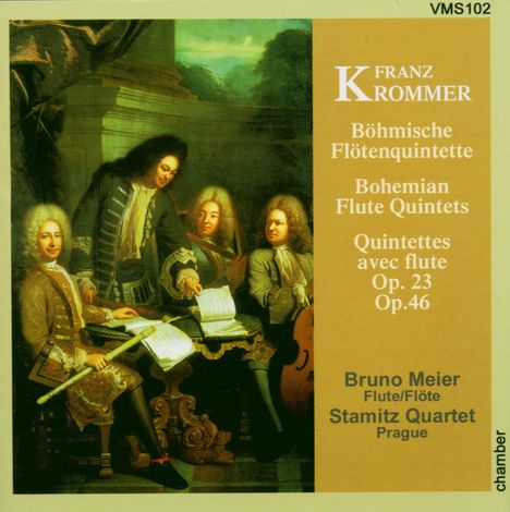 Franz Krommer (1759-1831): Flötenquintette opp.66,92,104, CD