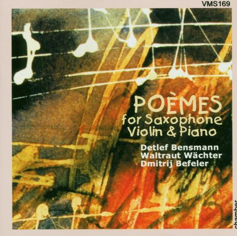 Poems für Saxophon,Violine & Klavier, CD