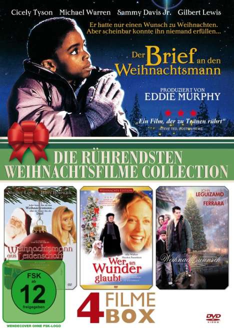 Die rührendsten Weihnachtsfilme (4 Filme auf 2 DVDs), 2 DVDs