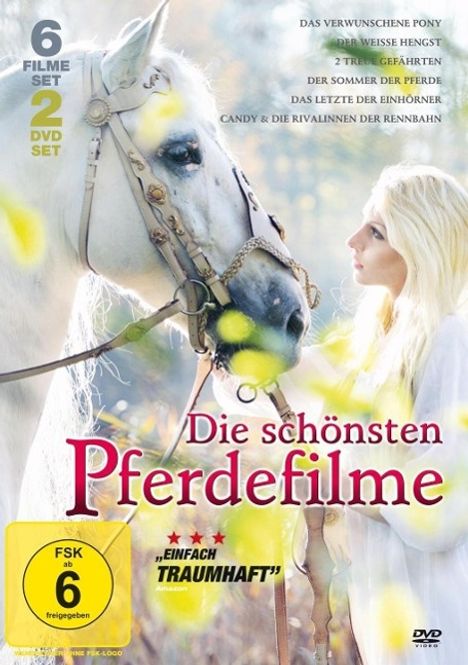 Die schönsten Pferdefilme (Filmbox), DVD
