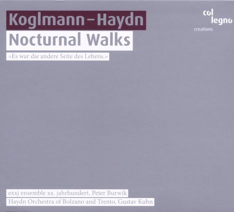 Franz Koglmann (geb. 1947): Nocturnal Walks, CD