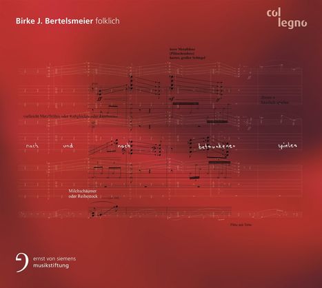 Birke J. Bertelsmeier (geb. 1981): Kammermusik "Folklich", CD
