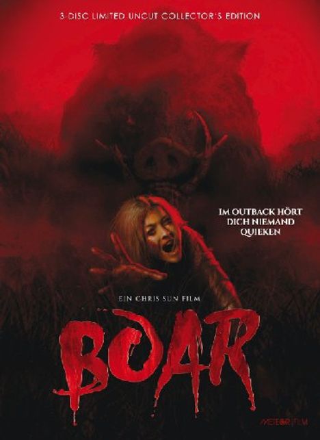 Boar (Blu-ray &amp; DVD im Mediabook), 1 Blu-ray Disc und 2 DVDs