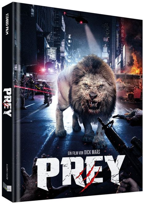 Prey - Beutejagd (Blu-ray &amp; DVD im Mediabook), 1 Blu-ray Disc und 1 DVD