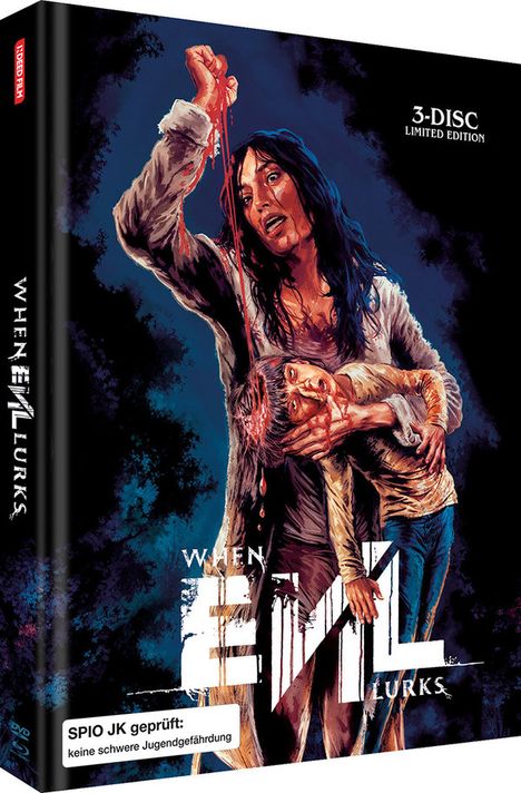 When Evil Lurks (Blu-ray & DVD im Mediabook), 2 Blu-ray Discs und 1 DVD