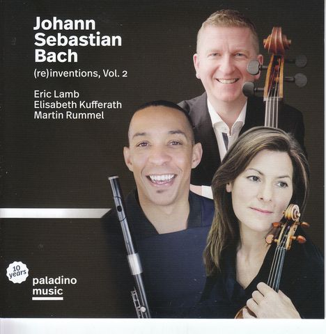 Musik für Flöte, Viola &amp; Cello "Bach (re) inventions Vol.2", CD
