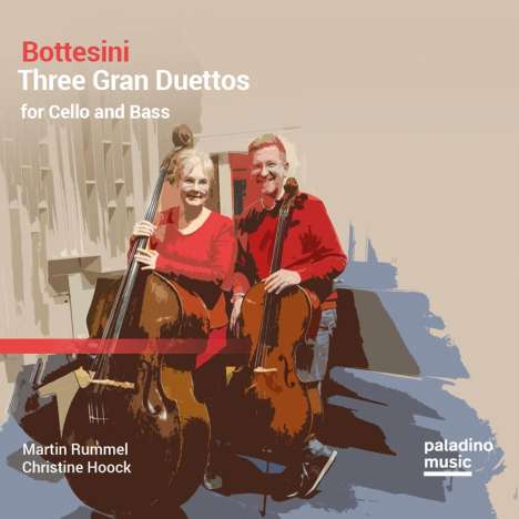 Giovanni Bottesini (1821-1889): Duette Nr.1-3 für Cello &amp; Kontrabass, CD