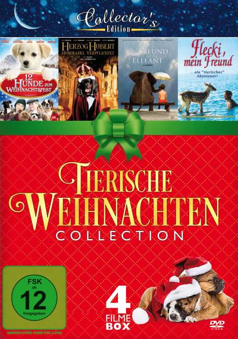 Tierische Weihnachten (4 Filme auf 1 DVD), DVD