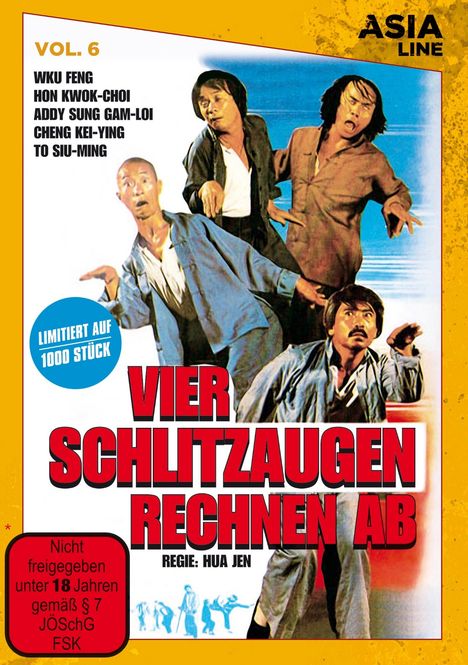 Vier Schlitzaugen rechnen ab, DVD