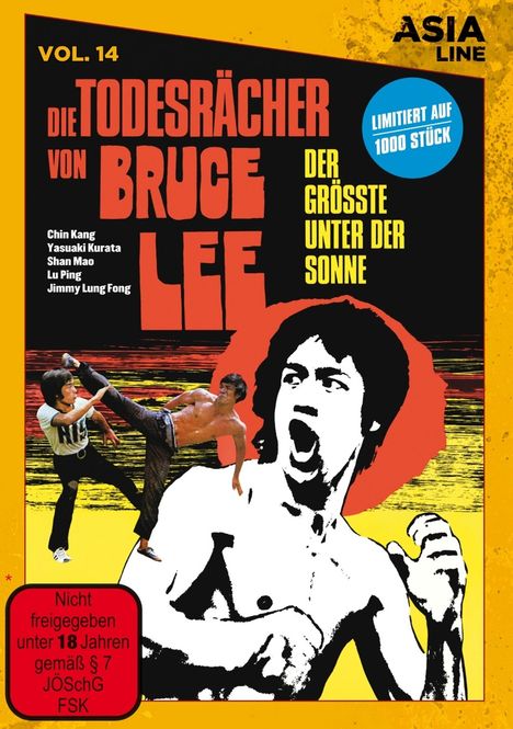 Die Todesrächer von Bruce Lee, DVD