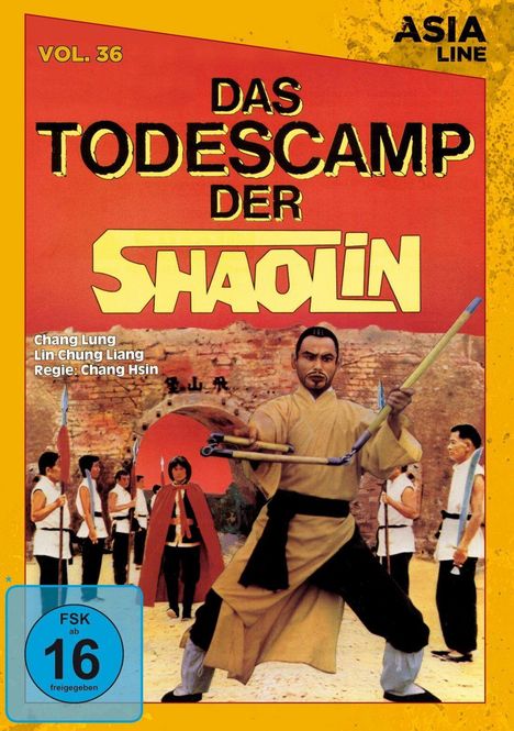 Das Todescamp der Shaolin, DVD