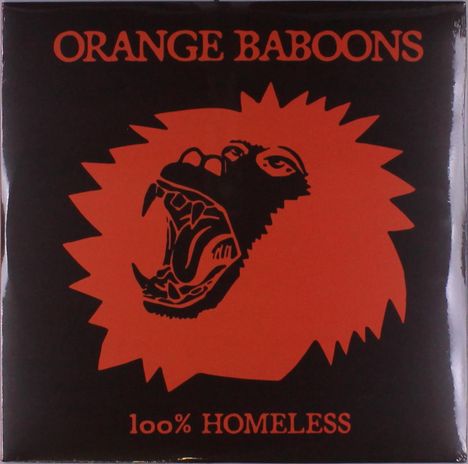 Orange Baboons: 100% Homeless (180g) (Orange &amp; Black Vinyl), 2 LPs