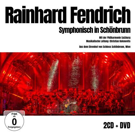 Rainhard Fendrich: Symphonisch in Schönbrunn, 2 CDs und 1 DVD