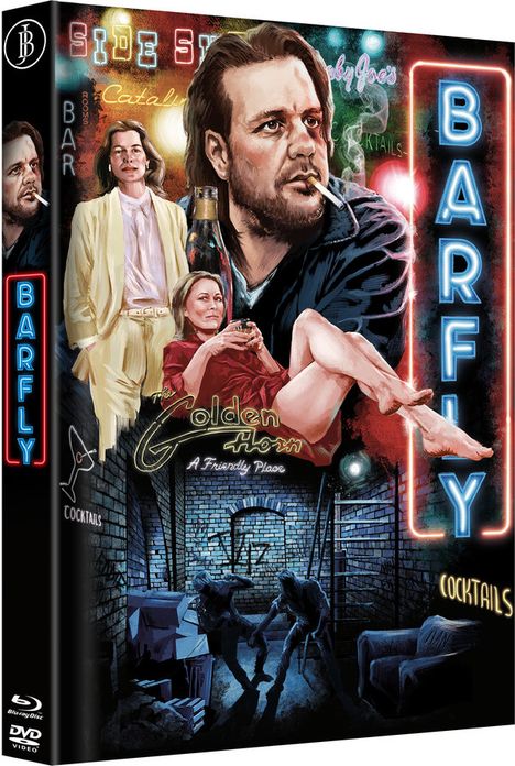 Barfly (Blu-ray &amp; DVD im Mediabook), 1 Blu-ray Disc und 1 DVD