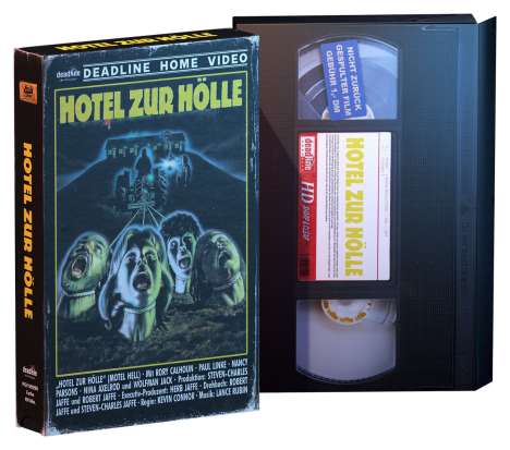 Hotel zur Hölle (VHS-Retro-Edition) (Blu-ray &amp; DVD), 1 Blu-ray Disc und 1 DVD