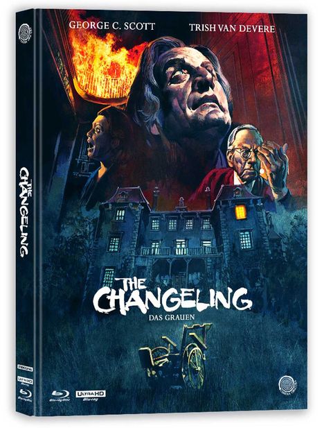 The Changeling - Das Grauen (Ultra HD Blu-ray &amp; Blu-ray im Mediabook), 1 Ultra HD Blu-ray und 1 Blu-ray Disc