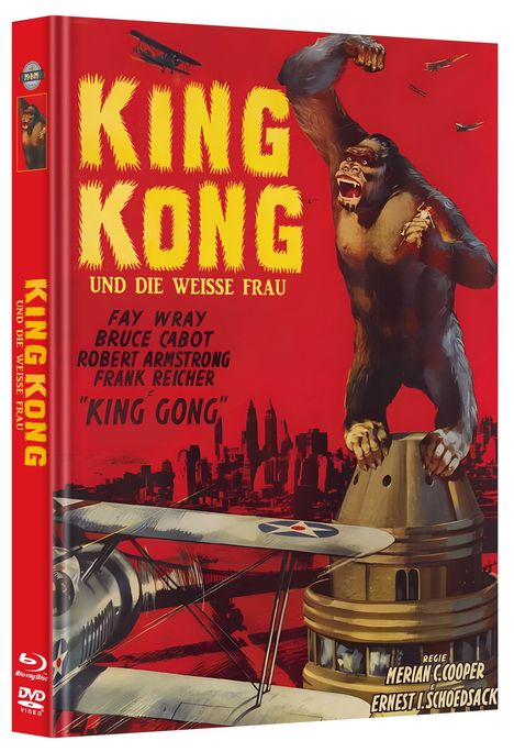 King Kong und die weisse Frau (Blu-ray &amp; DVD im Mediabook), 1 Blu-ray Disc und 1 DVD