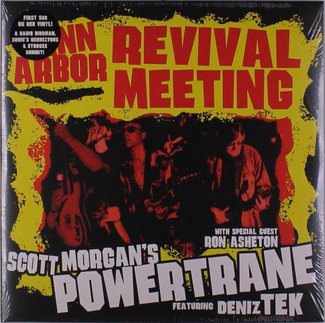 Scott Morgan's Powertrane: Ann Arbor Revival Meeting (Limited-Edition) (Red Vinyl), 2 LPs