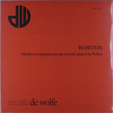 Rubba: In Motion - Modern Progressive Group Sounds Played By Rubba, LP