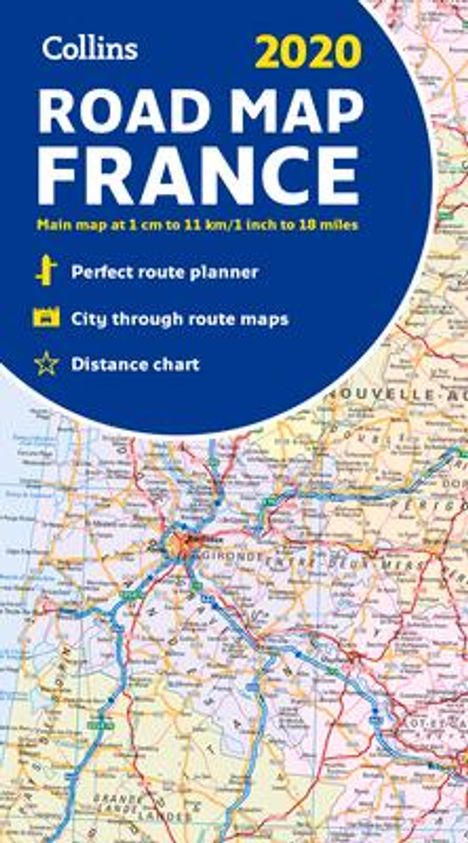 Collins Maps: Collins 2020 Road Map France, Buch