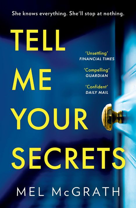 Mel McGrath: Tell Me Your Secrets, Buch