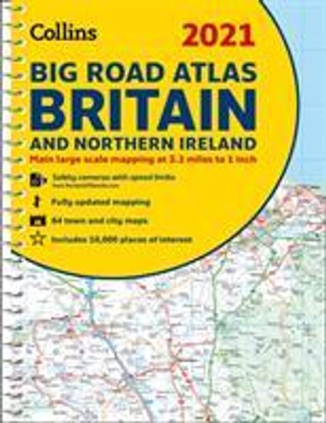Collins Maps: GB Big Road Atlas Britain 2021, Buch