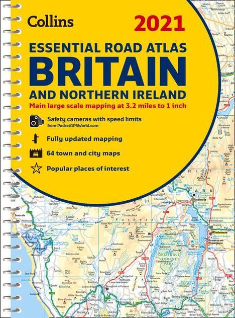 Collins Maps: Collins Maps: GB Road Atlas Britain 2021 Essential, Buch