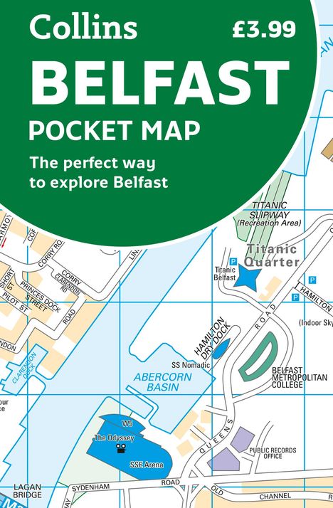 Collins Maps: Belfast Pocket Map, Karten