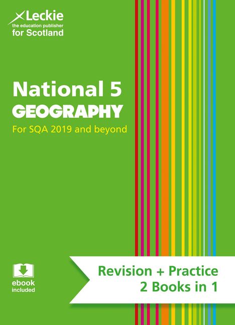 Rob Hands: Leckie National 5 Geography for Sqa 2019 and Beyond - Revision + Practice - 2 Books in 1, Buch