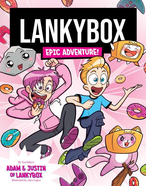 Alex Lopez: Lankybox Epic Adventure, Buch