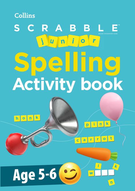 Collins Scrabble: SCRABBLE(TM) Junior Spelling Activity book Age 5-6, Buch