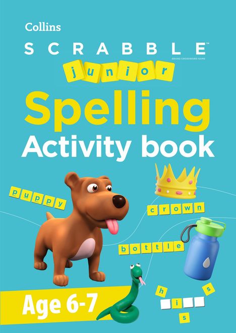 Collins Scrabble: SCRABBLE(TM) Junior Spelling Activity book Age 6-7, Buch