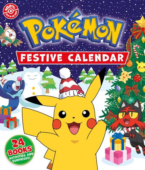 Pokemon: Pokemon: Festive Calendar: A festive collection of 24 books, activities and surprises!, Buch