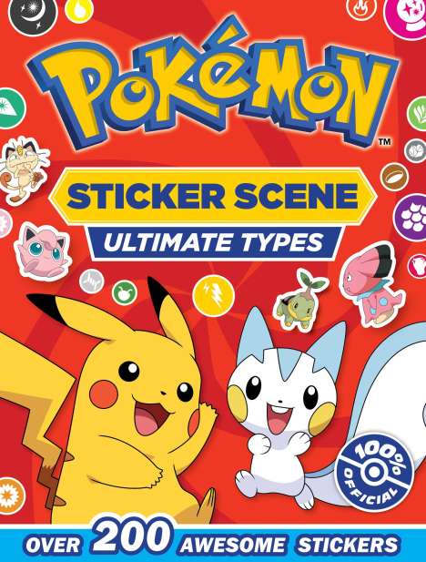 Pokemon: Pokemon Ultimate Types Sticker Scene, Buch