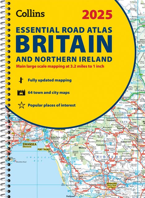 Collins Maps: 2025 Collins Essential Road Atlas Britain and Northern Ireland, Buch