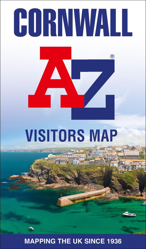 A-Z Maps: Cornwall A-Z Visitors Map, Karten