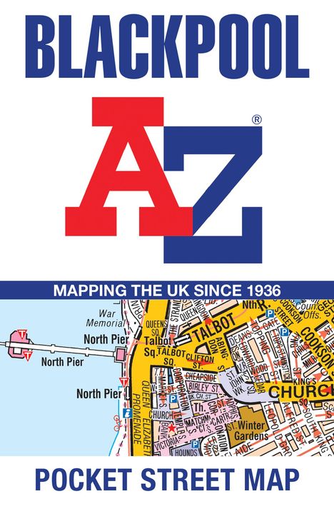 A-Z Maps: Blackpool A-Z Pocket Street Map, Karten